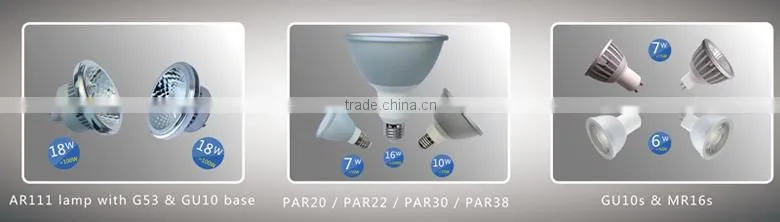 COB LED 7W gu10 24v led spot light