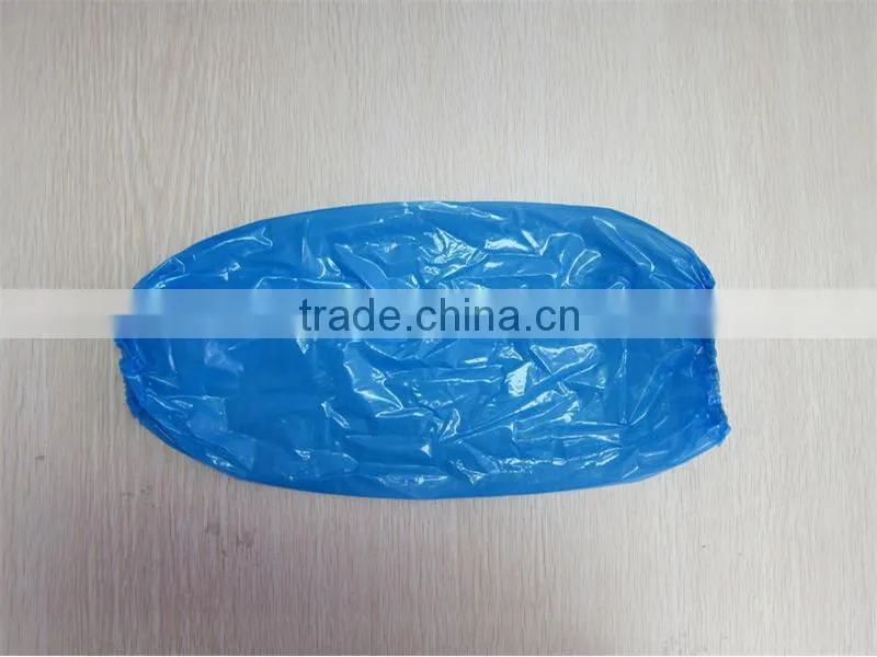 machine made Disposable Plastic PE sleeve cover oversleeves 16" 18"