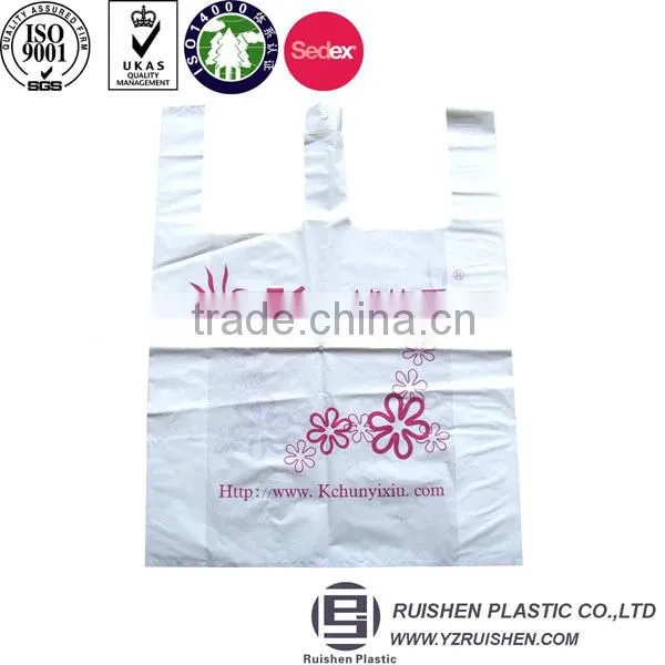 Customized Logo T-shirt Shape Packing Bags