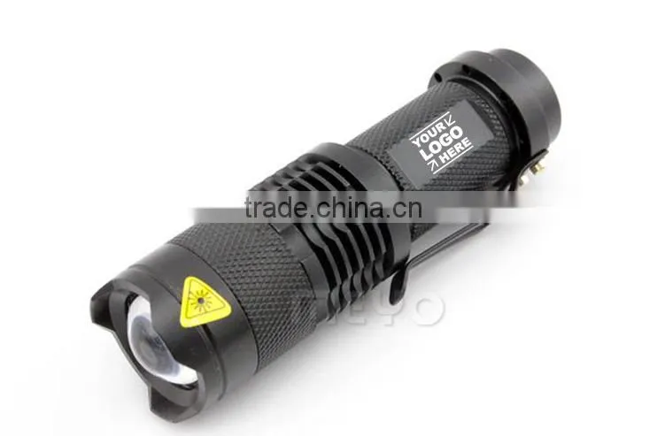 Customize Painting Military Grade Tactical WaterProof Flashlight LED