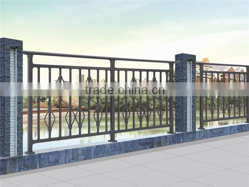 DK004 Custom Design Galvanized Wrought Iron Fence Panels for sale
