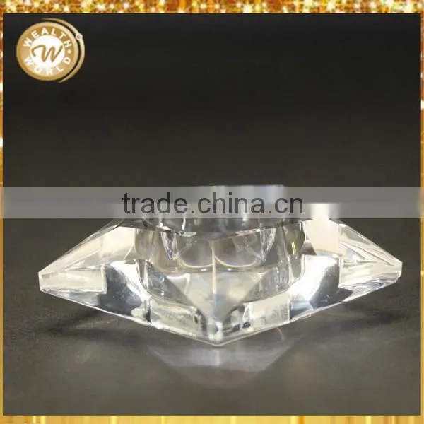 Fashion useful creative crystal wedding candle holder