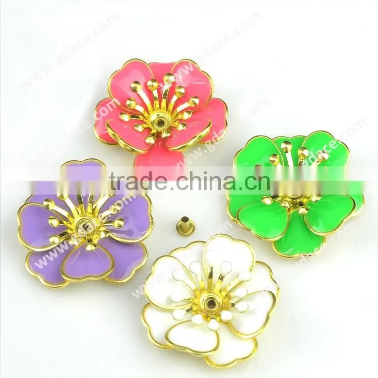 China factory wholesale metal craft flower, metal rose flowers for crafts,