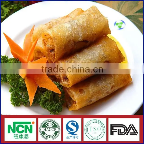 Chinese frozen dim sum IQF Frozen Spring Rolls with high quality