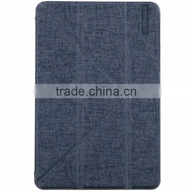 Luxury Momax Folding Leather Transparent PC Tablet Cover For iPad Pro 9.7 Smart Sleep Flip PU Leather For iPad Pro 9.7" TB-0360