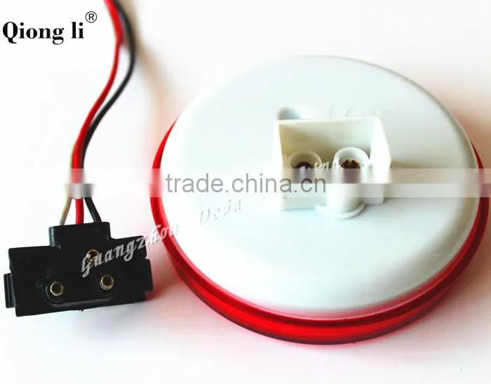 12V red 4" round factory directly best price truck led signal light