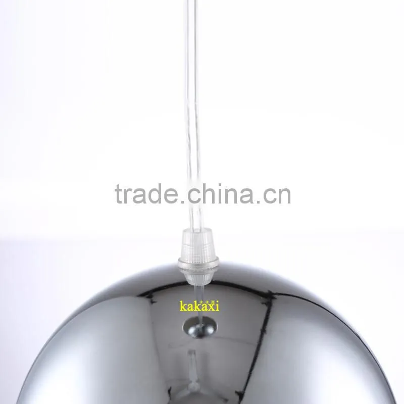 12W Apple LED Pendant Lights For Dining Room Lamp Plating Silver Color Creative LED Chandeliers