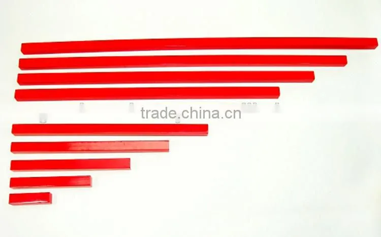 Wooden Montessori Sensorial Toy Long Red Rods