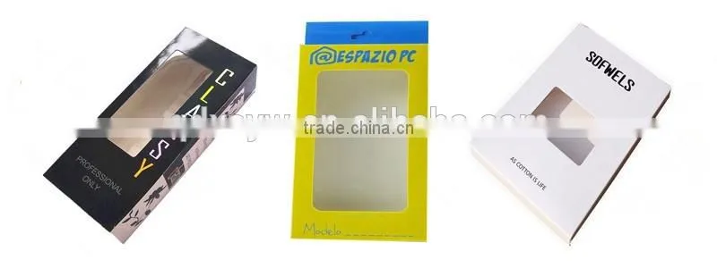 Factory Sale Printed Paper Box With PVC Window For Electronic Packaging