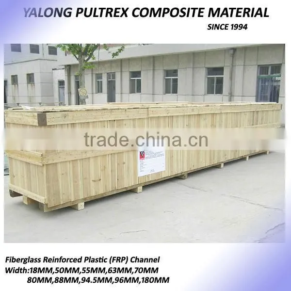 Pultruded FRP Profie,Fiber Glass Channel,Anti-corrosion Work Platform Use