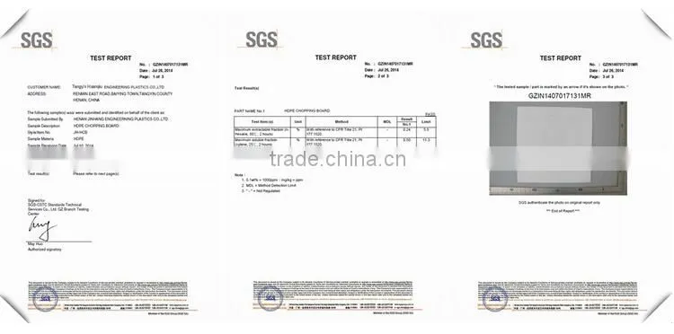 2015 chinese top sale natural color ptfe teflon sheet/definition of color board
