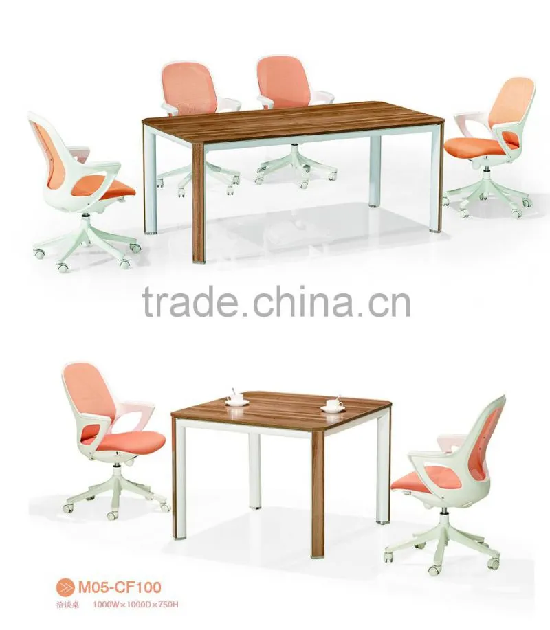 simple wood conference table factory price melamine wood DXS34