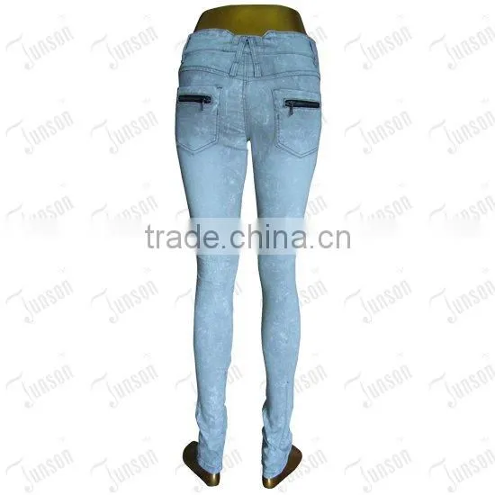 Lady's denim jeans JS-10913#