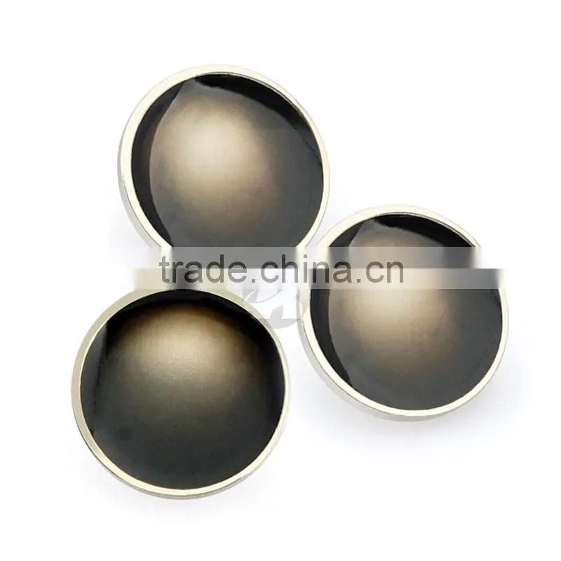 Colored Matte Black Shirt Custom Buttons