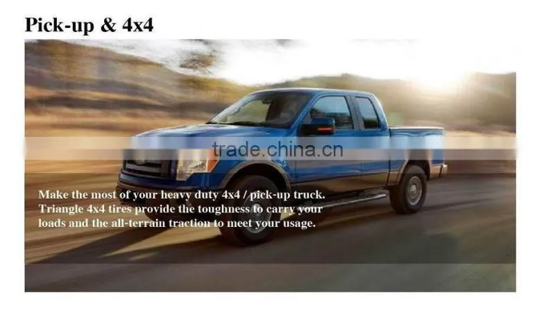 2015 new car tire made in China 30*9.50R15LT