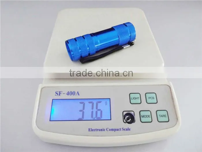 Factory shockproof flash 9 led light
