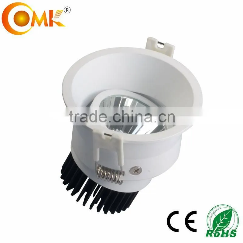 7w adjustable Recessed COB LED Downlight with ce rohs