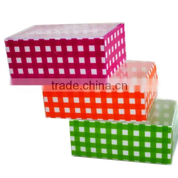 cheap customized pp box plastic tie pin box