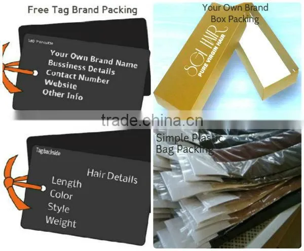 Machine weft virgin indian remy hair