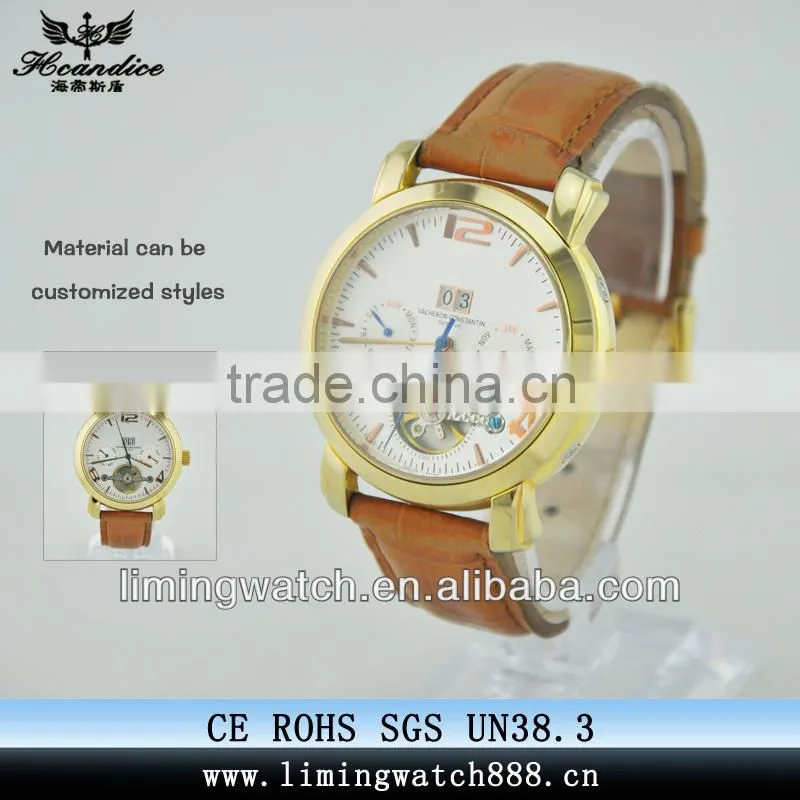 Stainless steel Automatic mechanical watches men