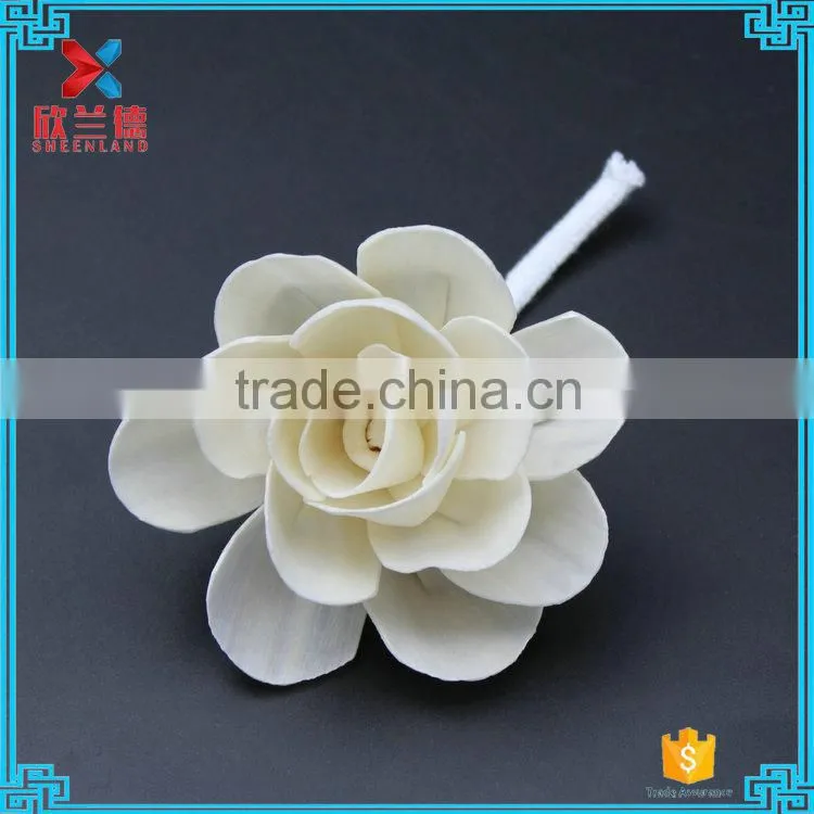 Wholesale new design with high quality Dried sola wood rose flower