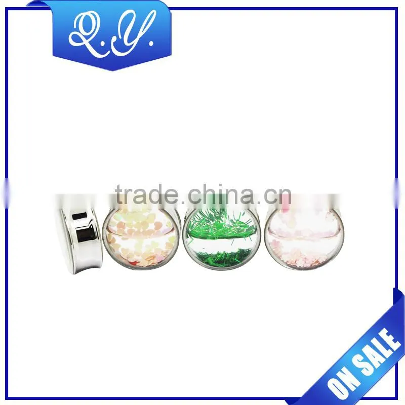 cheap fashion industrial piercing body jewelry made in china ear expander costume gauge earrings jewelry ear tunnels and plugs