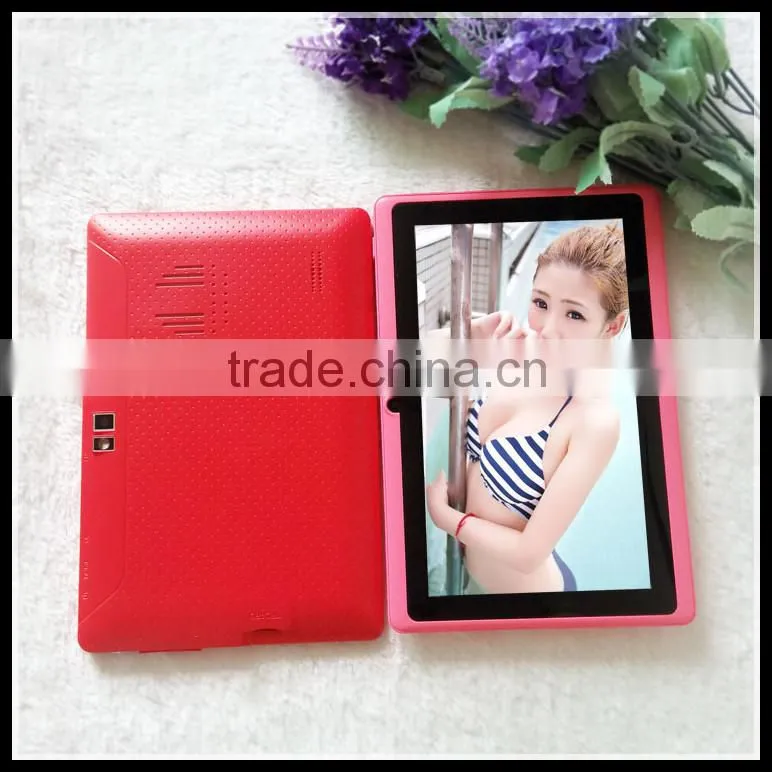 7 Inch Dual Core Android Tablet with Bluetooth Dual Camera Q88 A33 with big speakers