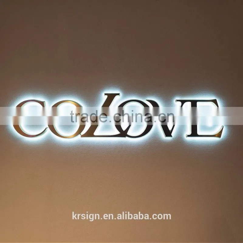 led light sign board for business signs using