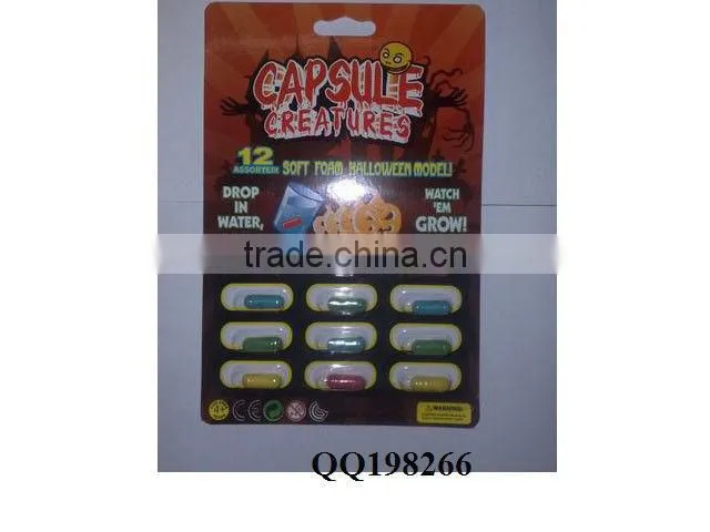 Fun amazing toy expandable capsule