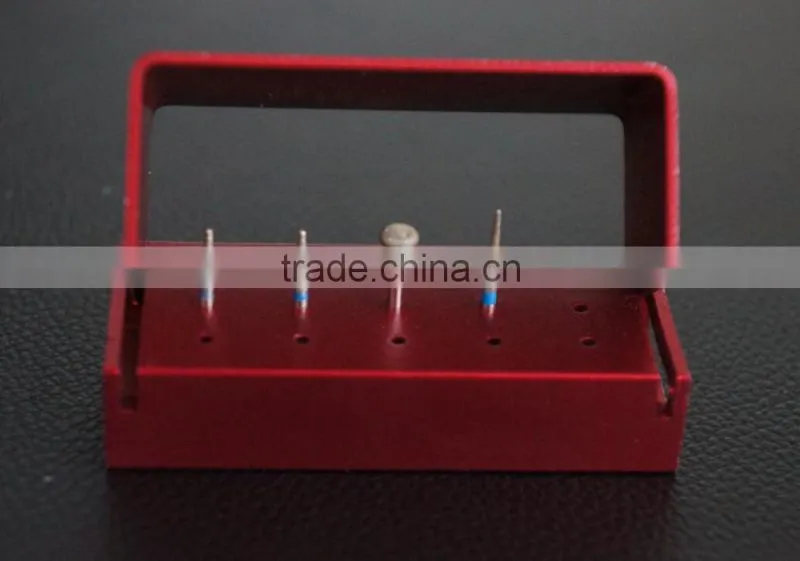Aluminum Dental Bur Blocks dental sterilization bur box, endo box, bur holder cleanser dental instrument