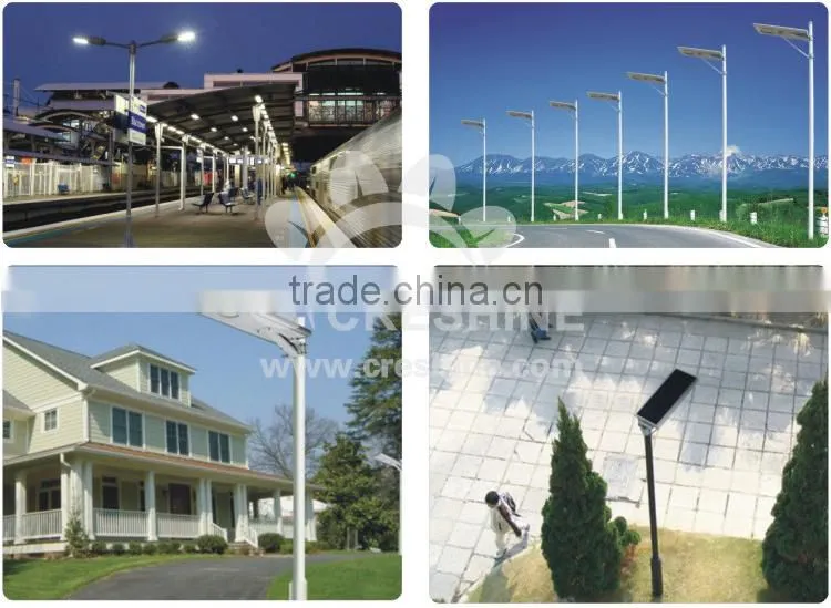 Development Trend Photocell Energy Saving 60W Smart LED Solar Street Lamp All in One with Battery and Controller for 2 Years