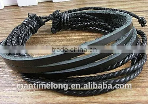 leather wrap bracelet braided leather bracelet teen leather bracelet