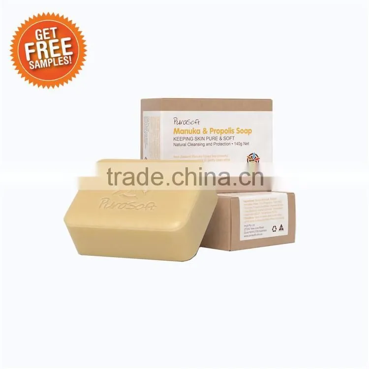 Luxury custom design craft paper soap packaging box