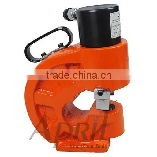 35T output force hydraulic hole puncher with 110mm throat depth for angle-steel and bus bar punching CH-70