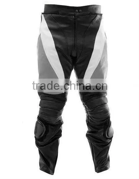 Mens Motorbike Leather Racing Pant
