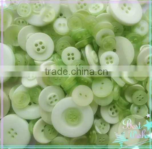 DIY Christmas decorative buttons, decoration round resin buttons
