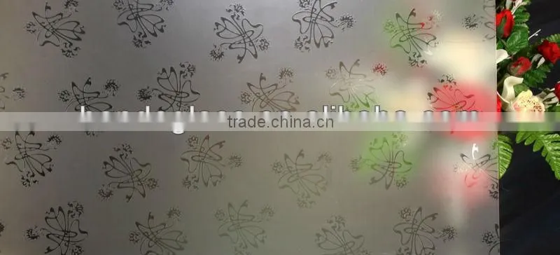 4mm deep acid etched glass/frosting glass
