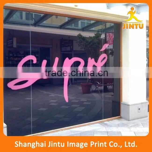 Custom removable kiss cut vinyl sticker paper for window advertising