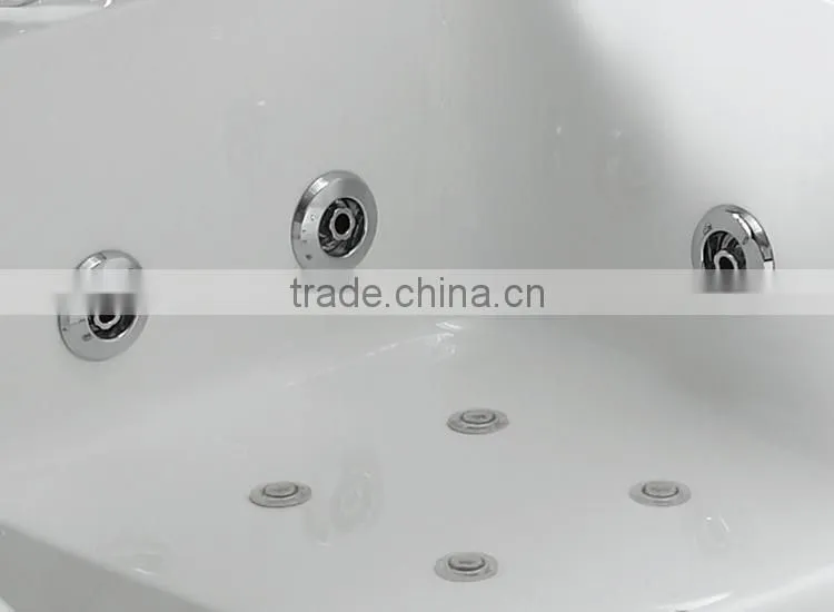 Q360 Big size multifunctional couple massage bathtub for home