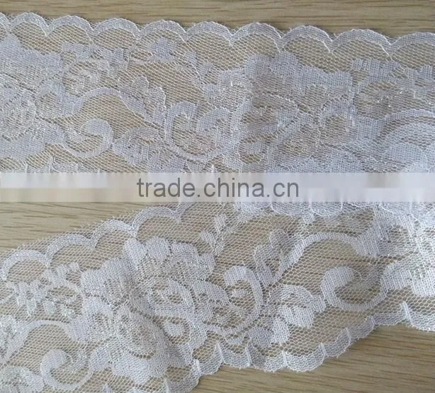 Peony lace trim polyester 8cm lace trim