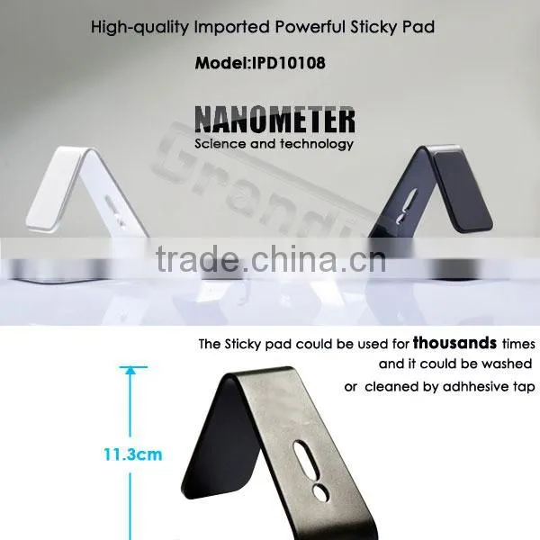 Aluminum desk double sides tablet holder