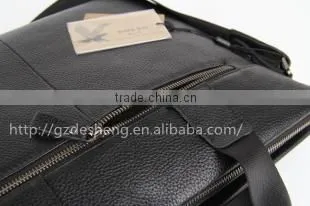 Promotional mens genuine leather bag