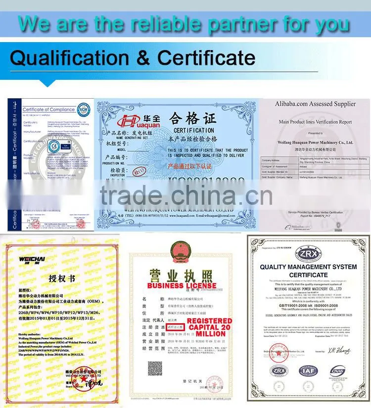 CE approved diesel generator with brushless alternator from china