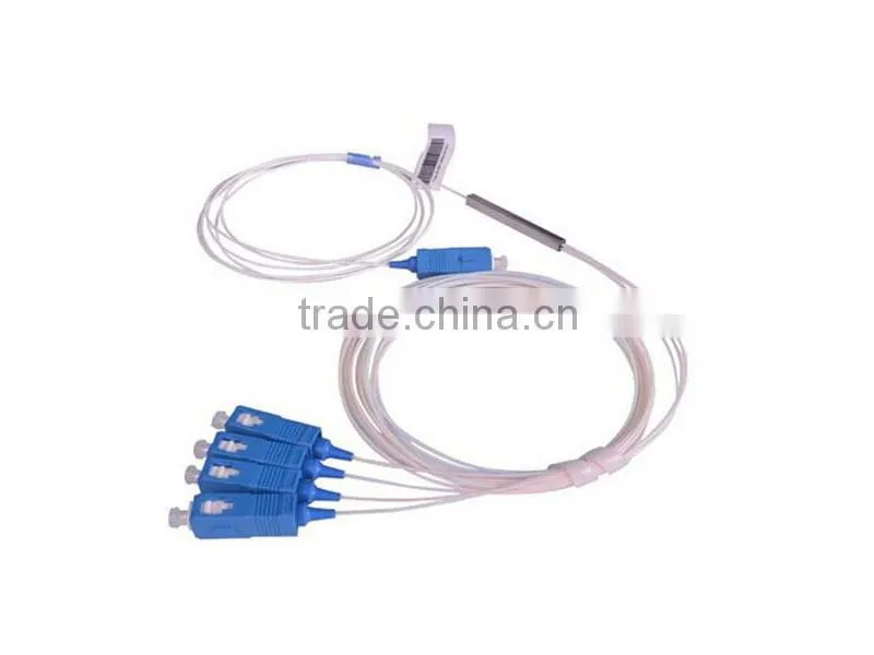 Rock-bottom price Stainless Steel tube SC UPC 1x4 PLC splitter