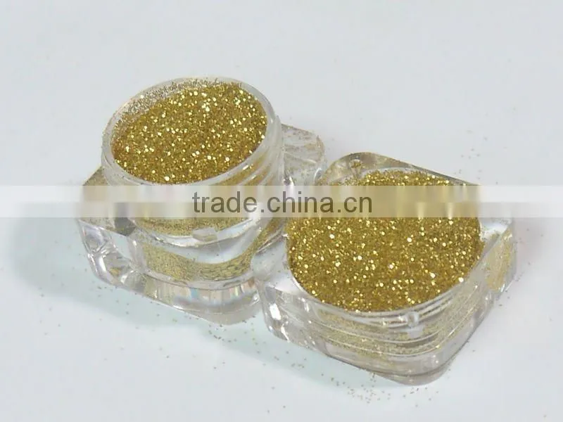 .008"Gold Solvent resistance UV resistance glitter powder
