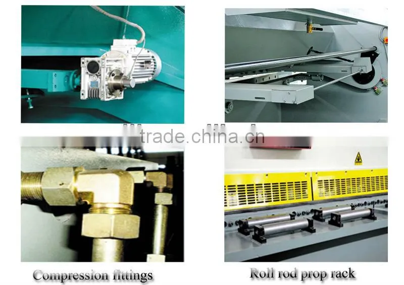 2014 Top Quality Guillotine Design Advanced 3200mm hydraulic guillotine shears