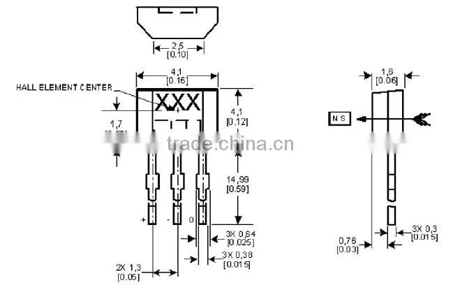Hall-Effect Linear Position Sensor 49E