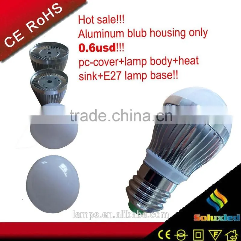 aluminum bulb housing parts 3-15w