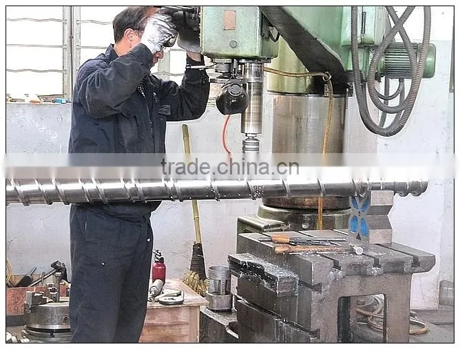 rubber screw barrel