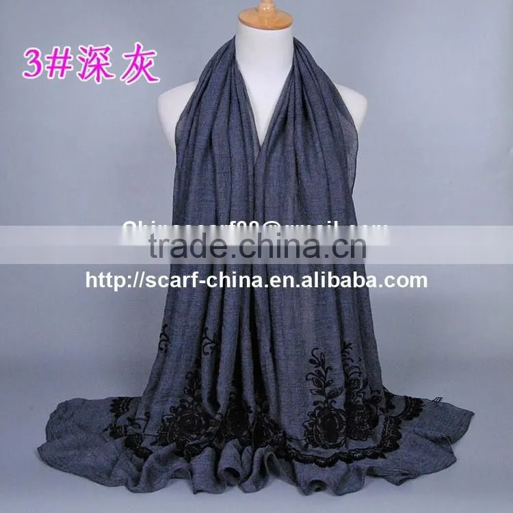 Wholesale embroidered infinity scarf